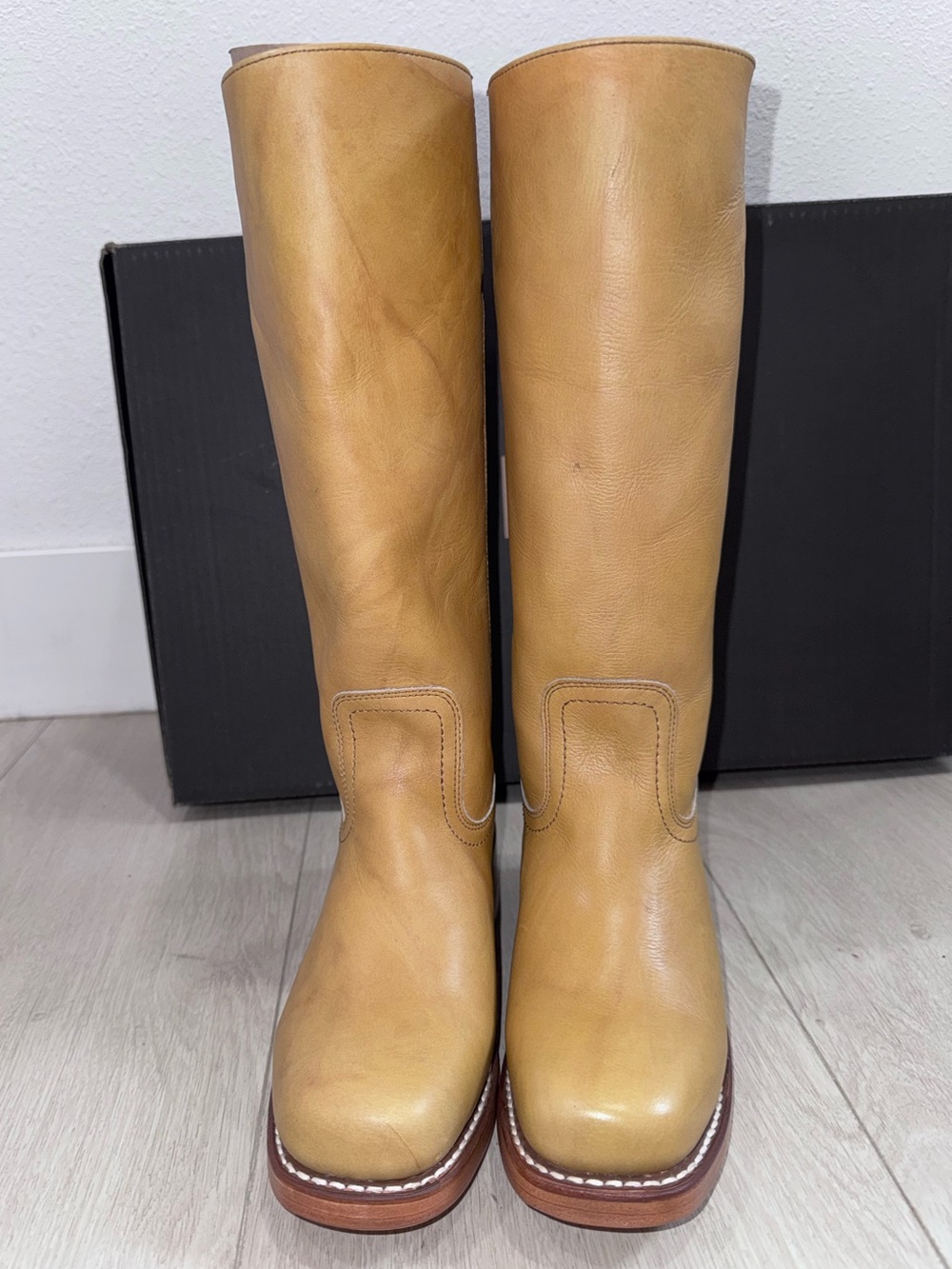 NEW FRYE Campus 14L Boots in Banana Sz: 7.5 - Picture 7 of 13